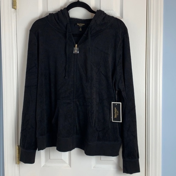 Juicy Couture Robertson Microterry Full Zip Hoodie - Picture 4 of 6